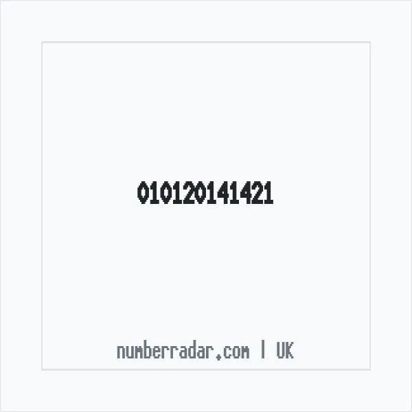 Reverse number check for +44 (1012) 014-142 — who called me?