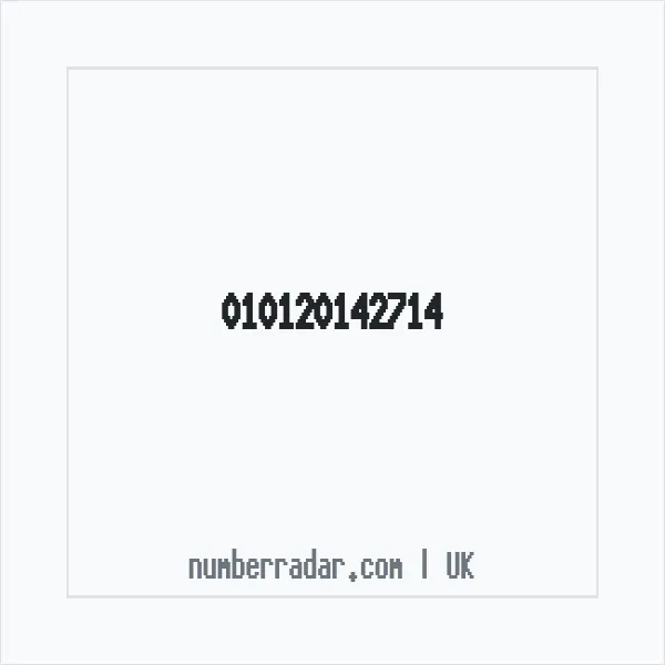 Reverse number check for +44 (1012) 014-271 — who called me?