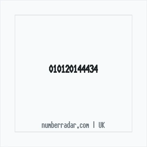 Reverse number check for +44 (1012) 014-443 — who called me?