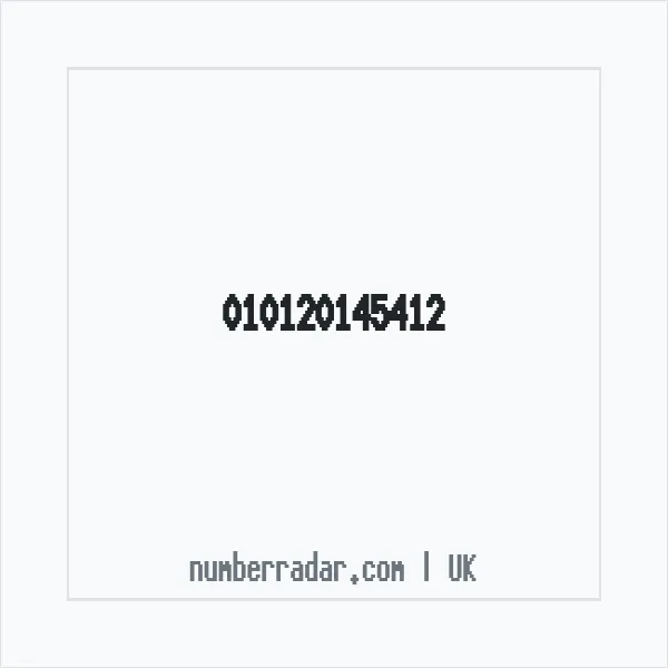 Reverse number check for +44 (1012) 014-541 — who called me?