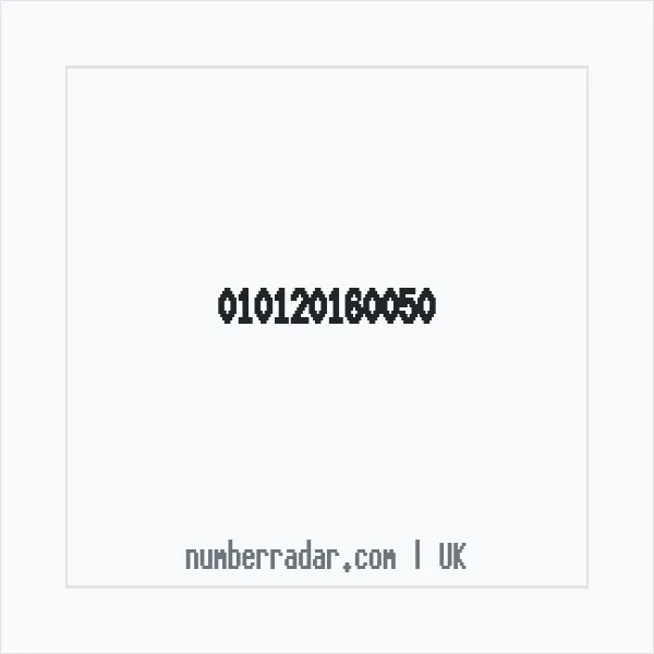 Reverse number check for +44 (1012) 016-005 — who called me?