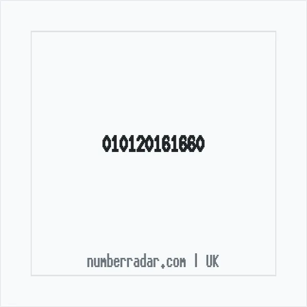 Reverse number check for +44 (1012) 016-166 — who called me?