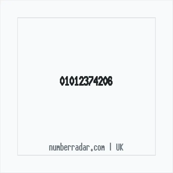 Reverse number check for +44 1012 374206 — who called me?