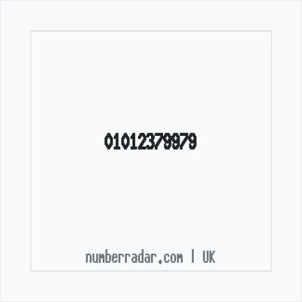 Reverse number check for +44 1012 379979 — who called me?