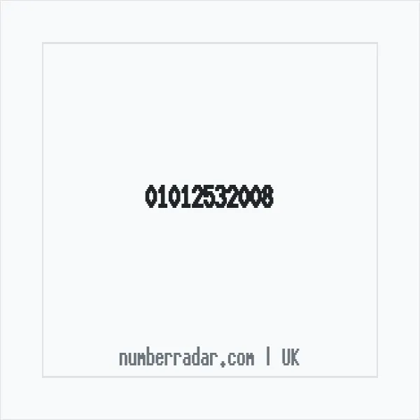 Reverse number check for +44 1012 532008 — who called me?