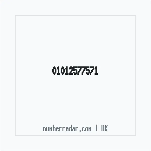 Reverse number check for +44 1012 577571 — who called me?