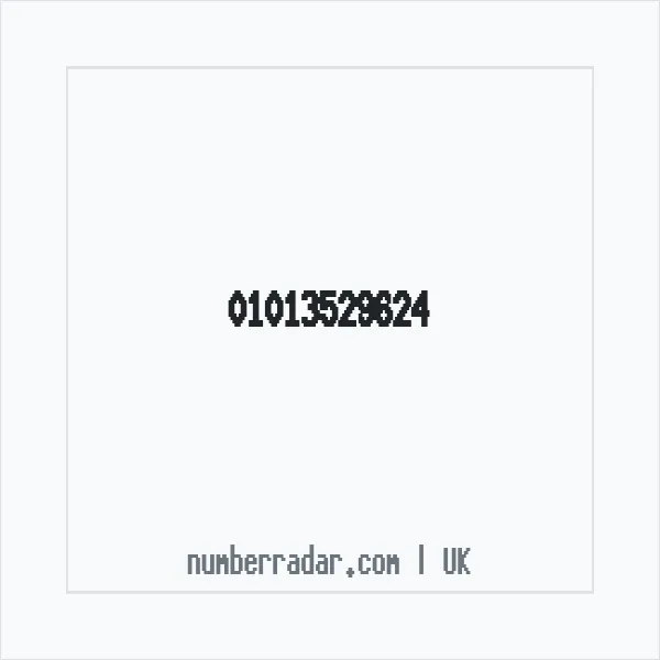 Reverse number check for +44 1013 529624 — who called me?