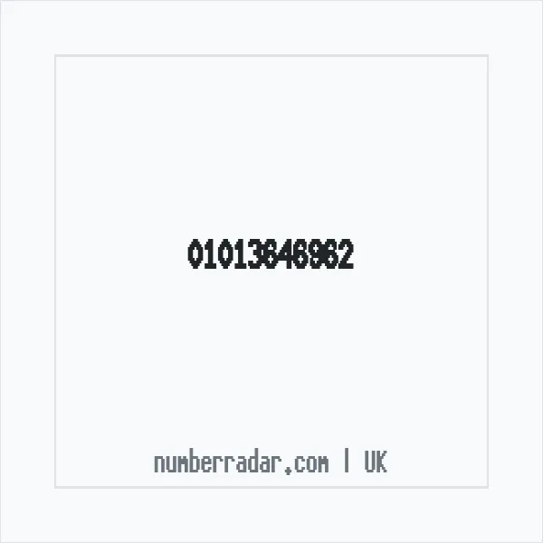Reverse number check for +44 1013 646962 — who called me?
