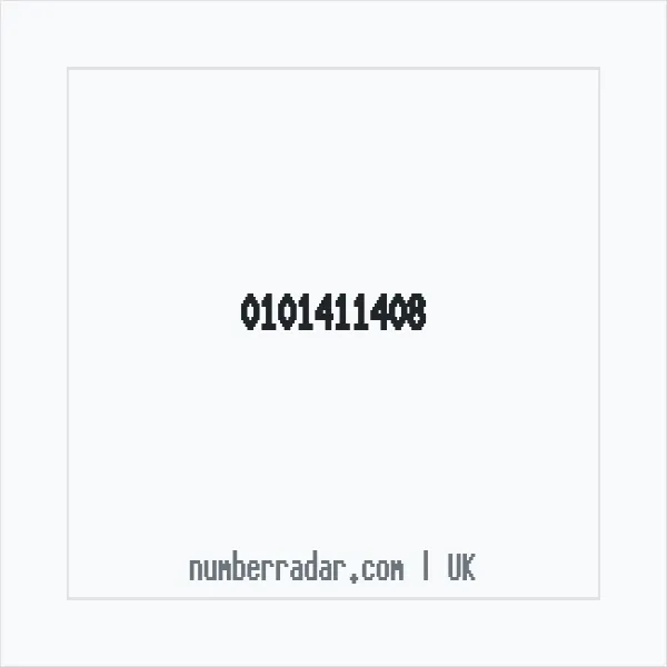 Reverse number check for +44 101411408 — who called me?