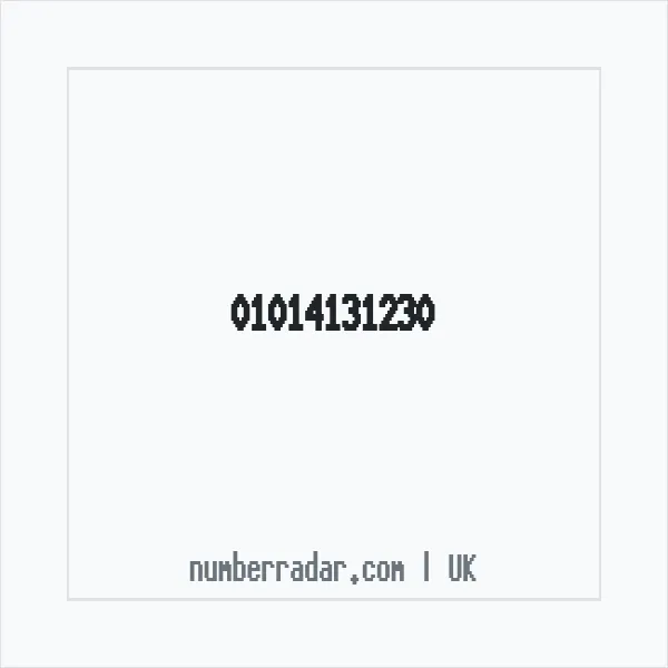 Reverse number check for +44 1014 131230 — who called me?