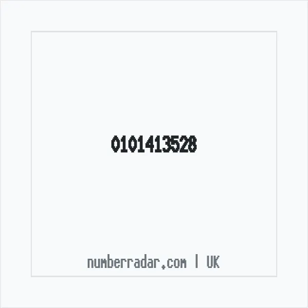 Reverse number check for +44 101413528 — who called me?