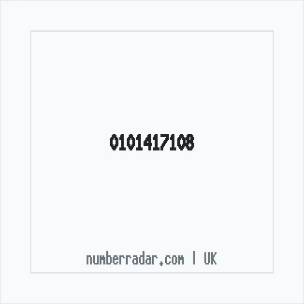 Reverse number check for +44 101417108 — who called me?