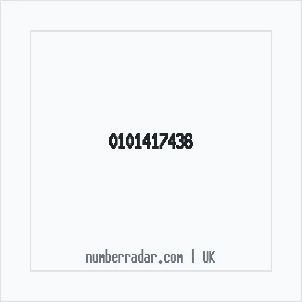 Reverse number check for +44 101417436 — who called me?
