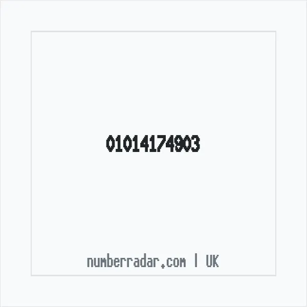 Reverse number check for +44 1014 174903 — who called me?