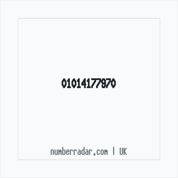 Reverse number check for +44 1014 177970 — who called me?