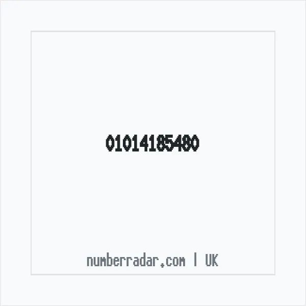Reverse number check for +44 1014 185480 — who called me?