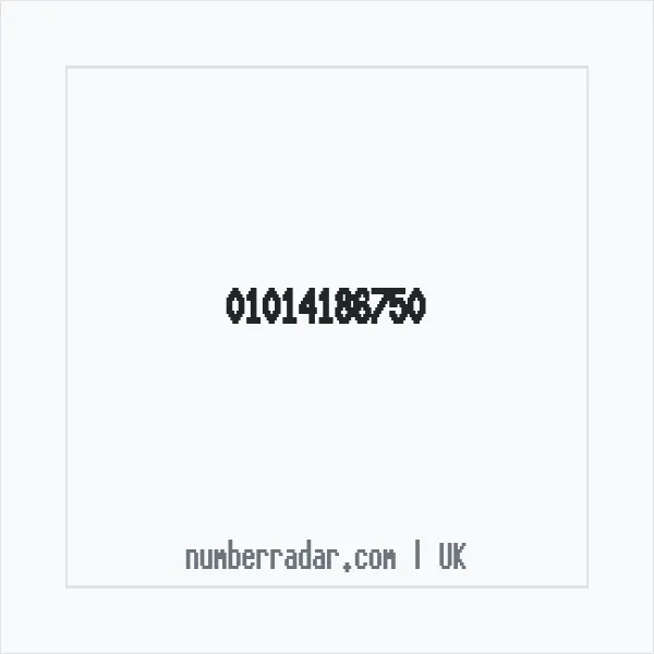 Reverse number check for +44 1014 186750 — who called me?