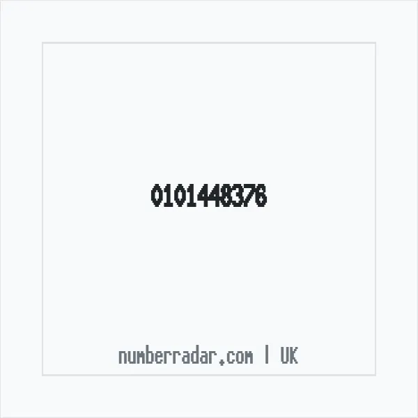 Reverse number check for +44 101448376 — who called me?