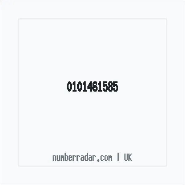 Reverse number check for +44 101461585 — who called me?