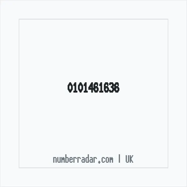 Reverse number check for +44 101461636 — who called me?