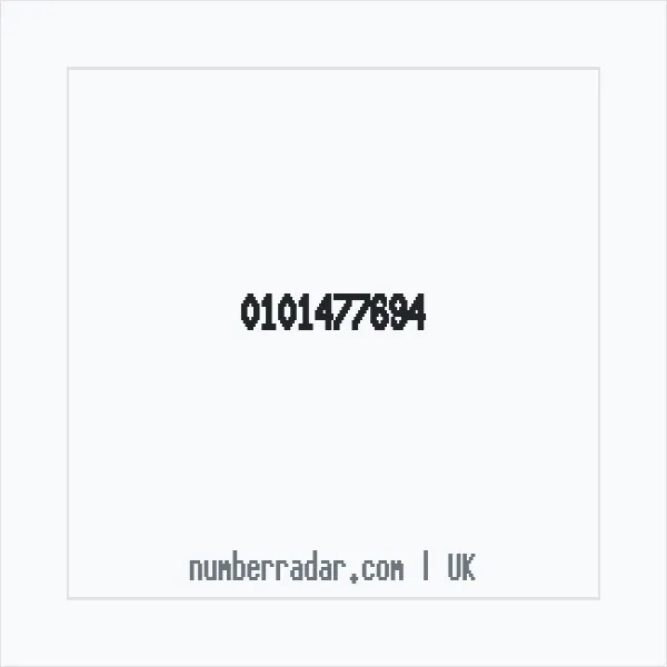 Reverse number check for +44 101477694 — who called me?