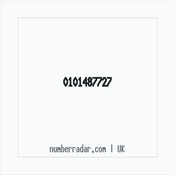Reverse number check for +44 101487727 — who called me?