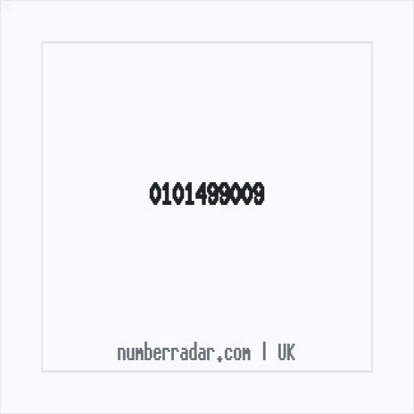 Reverse number check for +44 101499009 — who called me?