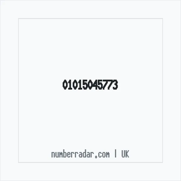 Reverse number check for +44 1015 045773 — who called me?