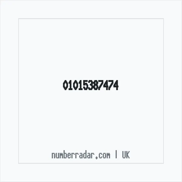Reverse number check for +44 1015 387474 — who called me?
