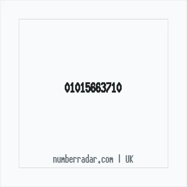 Reverse number check for +44 1015 663710 — who called me?