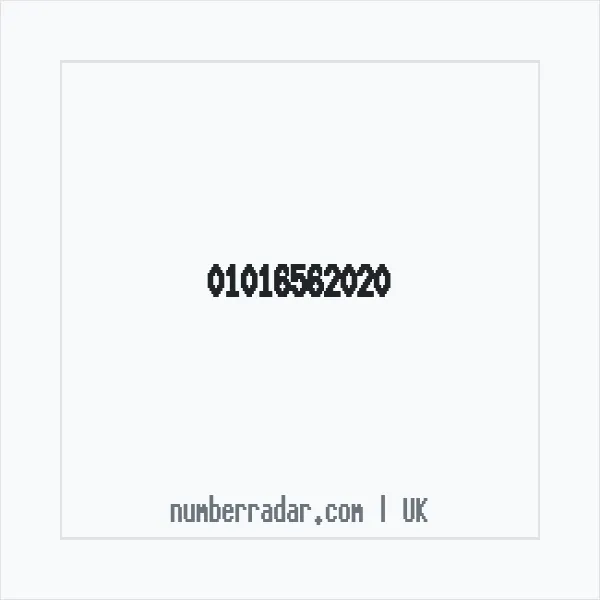 Reverse number check for +44 1016 562020 — who called me?
