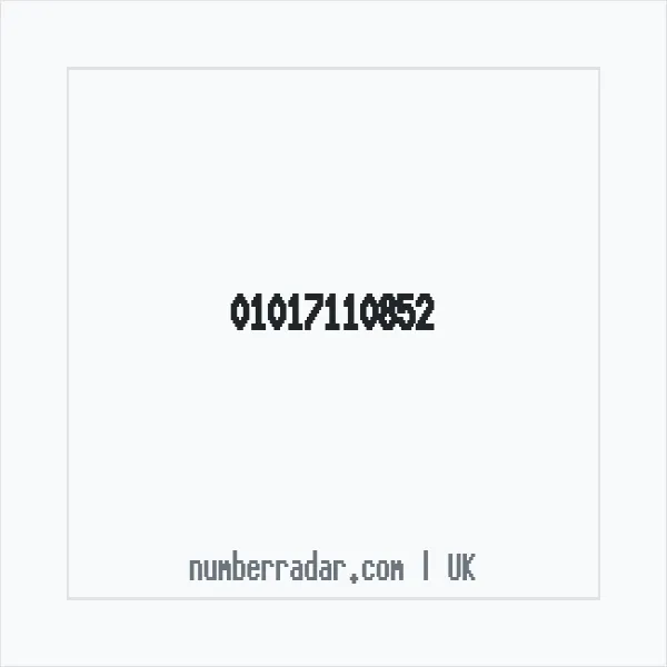 Reverse number check for +44 1017 110852 — who called me?
