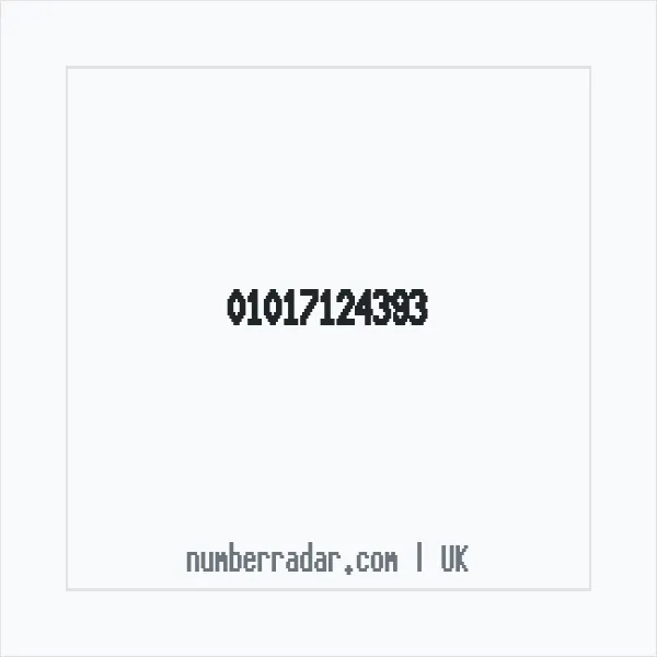 Reverse number check for +44 1017 124393 — who called me?