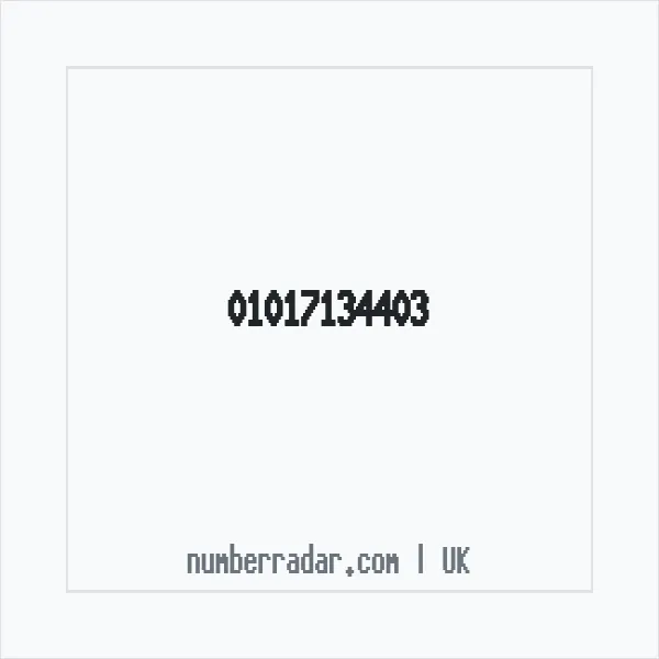 Reverse number check for +44 1017 134403 — who called me?