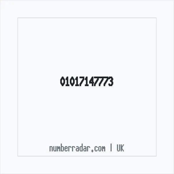 Reverse number check for +44 1017 147773 — who called me?