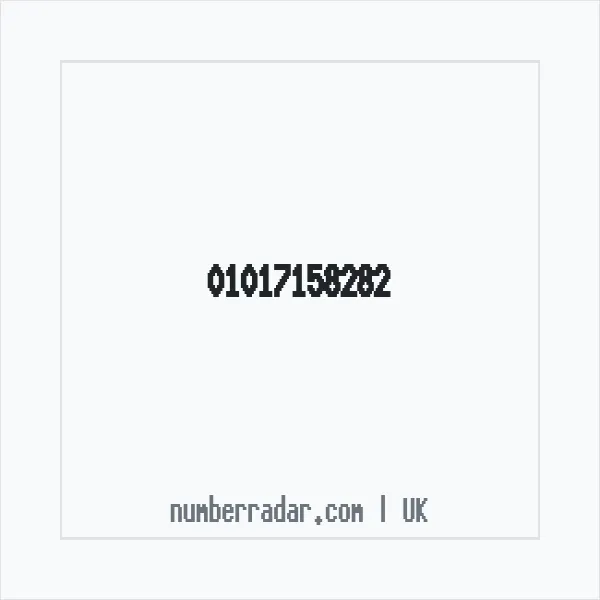 Reverse number check for +44 1017 158282 — who called me?
