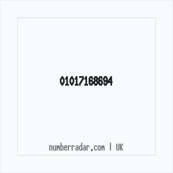 Reverse number check for +44 1017 168694 — who called me?