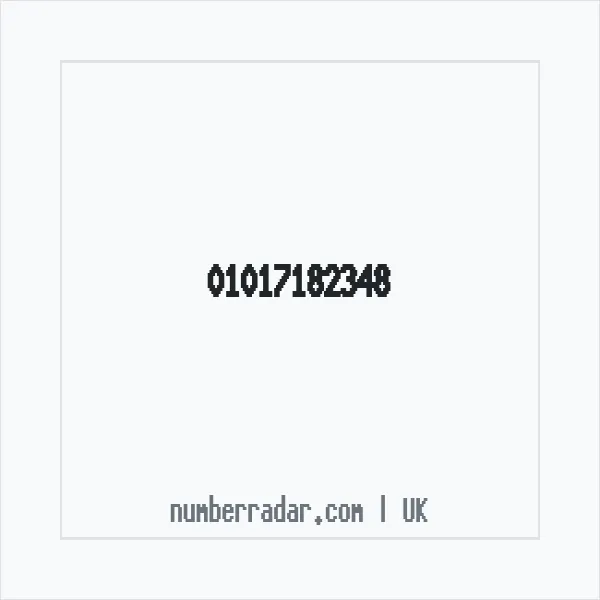 Reverse number check for +44 1017 182348 — who called me?