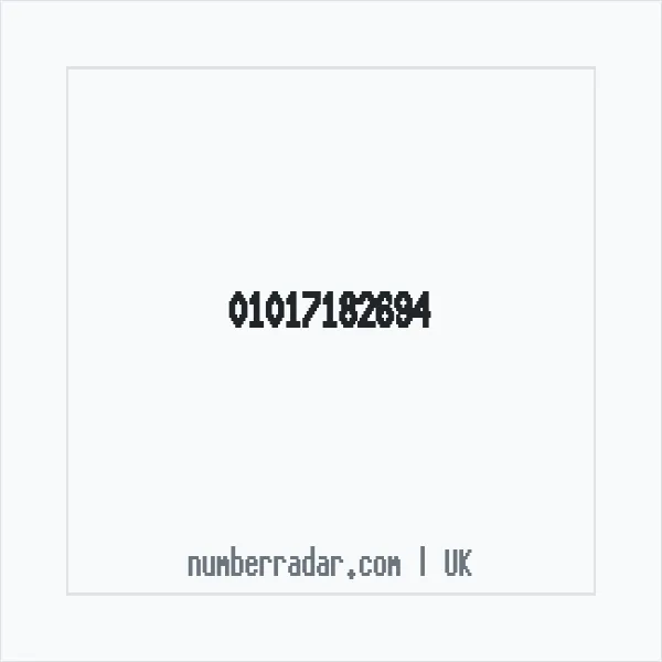 Reverse number check for +44 1017 182694 — who called me?