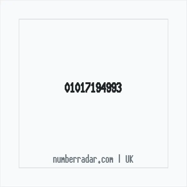 Reverse number check for +44 1017 194993 — who called me?