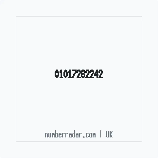 Reverse number check for +44 1017 262242 — who called me?