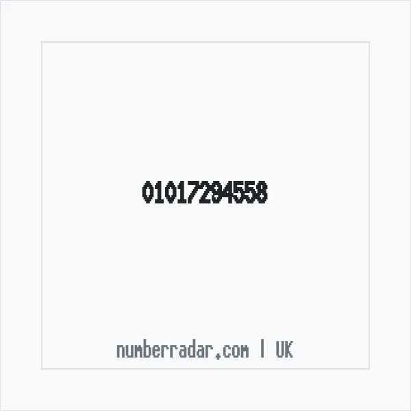 Reverse number check for +44 1017 294558 — who called me?