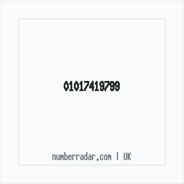 Reverse number check for +44 1017 419799 — who called me?