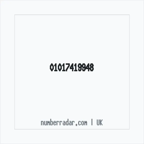 Reverse number check for +44 1017 419948 — who called me?