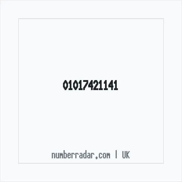 Reverse number check for +44 1017 421141 — who called me?