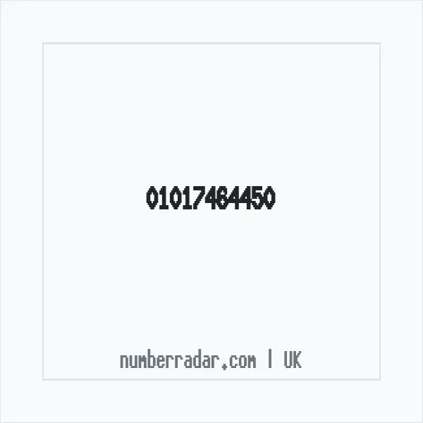 Reverse number check for +44 1017 464450 — who called me?