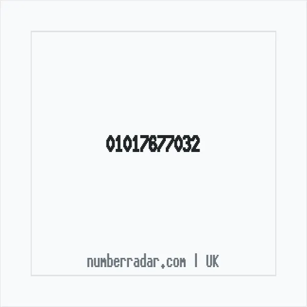 Reverse number check for +44 1017 677032 — who called me?