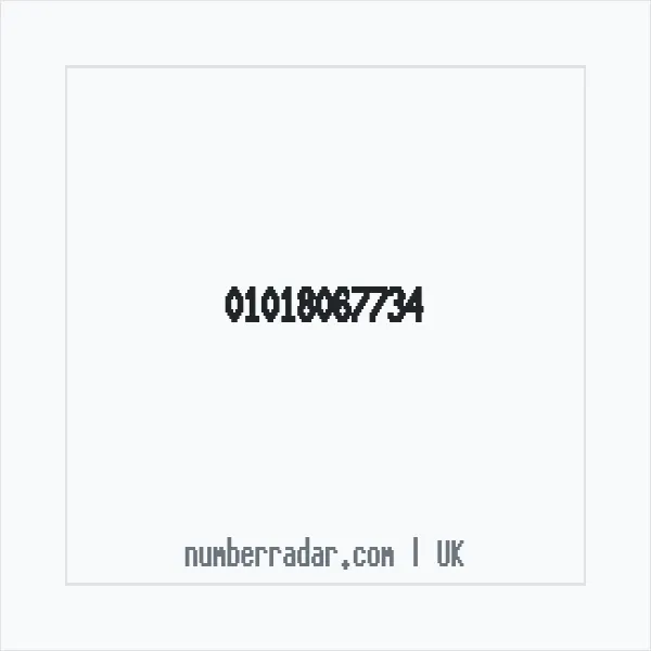 Reverse number check for +44 1018 067734 — who called me?