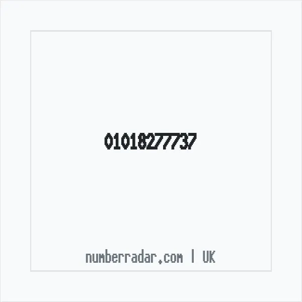 Reverse number check for +44 1018 277737 — who called me?