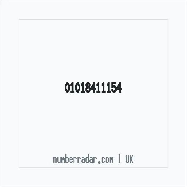 Reverse number check for +44 1018 411154 — who called me?